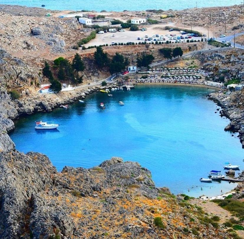 Fedra Apartments Lindos エクステリア 写真